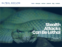 Tablet Screenshot of globalsecuresolutions.com